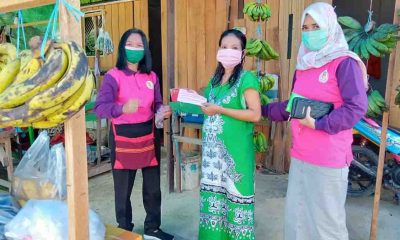 IBI Bagikan Masker Kepada Penjual Kutim Post