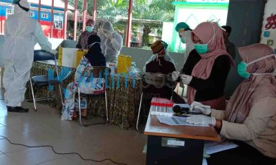Gugus Tugas lakukan Rapid Test Untuk Pelajar Yang Akan Melanjutkan Studi Keluar Kutim