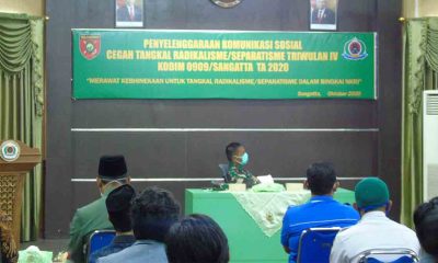 Kodim 0909 Sangatta Adakan Sosialisasi Tangkal Radikalisme