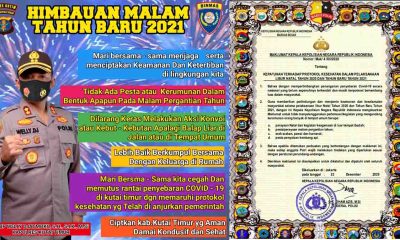 Himbauan Kapolres Kutim agar Tidak Berkumpul Pada Malam Pergantian Tahun 2021