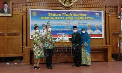 Bupati Hadiri Malam Pisah Sambut Komandan Lanal Sangatta