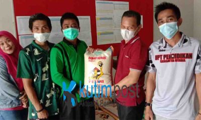 UPT Pendidikan Sangatta Utara Distribusikan Beras Lokal Ke ASN