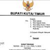 Bupati Kutim Keluarkan Surat Edaran Terkait Sholat Ied 2021 Di Saat Pandemi Covid