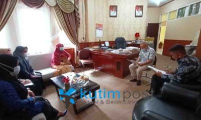 Diskop UKM Mendapat Kunjungan Ketua Dekranasda Kutim