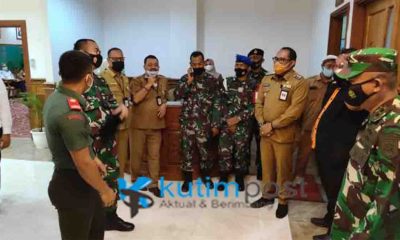Kasmidi Bulang Terima Kunjungan Kerja Danlanal Sangatta
