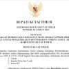 Intruksi Bupati Kutai Timur Terkait PPKM Berbasis Mikro