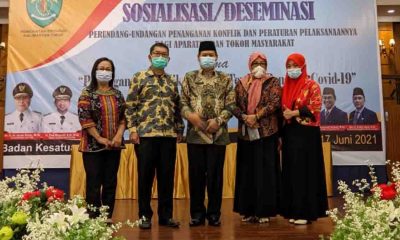 Bakesbangpol Kutim Ikuti Deseminasi Perundang-undangan Penanganan Konflik